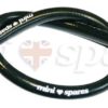 Heater hose silicone 13mm bore, single length 1.2m long blac