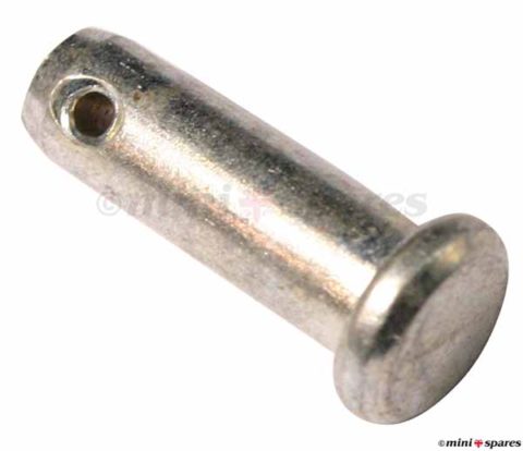 Door check strap clevis pin for retaining ada5671