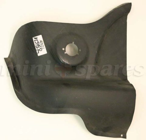 Front panel part corner r/h