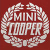 Cooper laurel white decal single