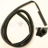 Door upper window glass seal r/h genuine