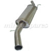 Rc40 stainless steel side exit large tail pipe rear silencer
