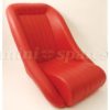 Seat red vinyl sfx cobra lowback