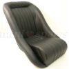 Seat black vinyl classic lowback