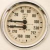 Water and oil dual smiths gauge in magnolia oil/water
